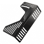 Next Level Racing F-GT Elite 160 pedal plate bracket in black steel