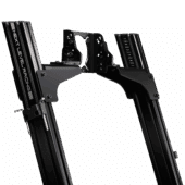 Close-up of Next Level Racing F-GT Elite Lite wheel mount and uprights