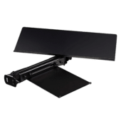 Next level racing elite keyboard and mouse tray in black.