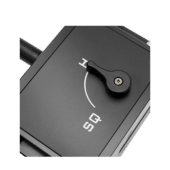 Simagic DS-8X shifter close-up of H-pattern to sequential mode selector switch