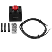 Simagic emergency stop button kit with cables mounting hardware and accessories included