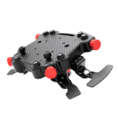 Simagic GT Pro Hub angled perspective showing paddle shifters and rotary dials