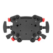 Simagic GT Pro Hub front view without wheel showing button layout and LED strip