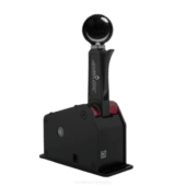 Simagic round shifter knobs with shifter back view.