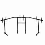 Nlr Free Standing Triple Monitor Stand