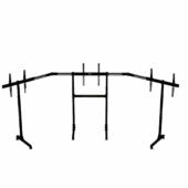 Nlr Free Standing Triple Monitor Stand