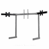 Elite Freestanding Triple Monitor Stand Add On-Black