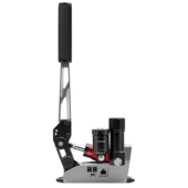 Right side profile of Simagic TB-RS handbrake with visible mounting base and lever geometry