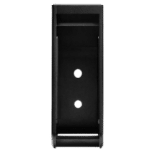Internal view of Simagic P2000 haptic bracket showing mounting holes and internal structure design