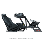 NLR Elite ers3 reclining seat - PU Leather Edition Mounted on F GT Matte Frame with Electronics