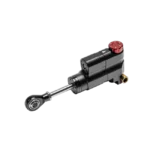 Isolated view of Simagic P-HTS hydraulic throttle system showing piston and adjustment dial