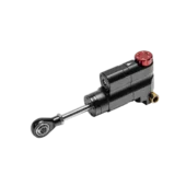 Isolated view of Simagic P-HTS hydraulic throttle system showing piston and adjustment dial