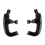 Asetek Formula LMP handles front view showing ergonomic grip design for sim racing steering wheels with motorsport-inspired shape