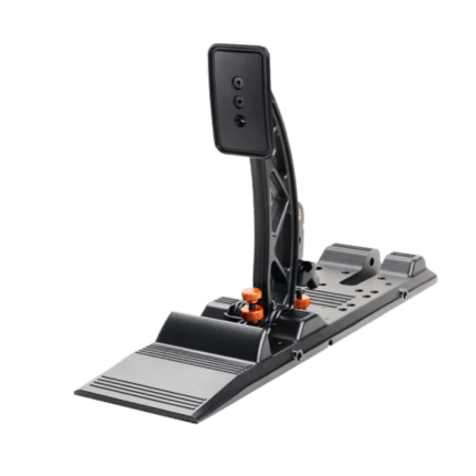 Asetek La Prima clutch pedal with precision load control and adjustable resistance for sim racing setups