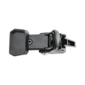 Asetek magnetic input paddles side profile highlighting compact structure, pivot system and mounting interface