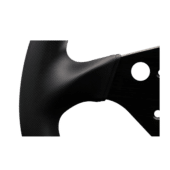 Cube Controls GT Zero rubber rim close up showing textured grip surface for control and comfort