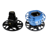 Cube Controls QRX magnetic quick release blue anodized version premium finish