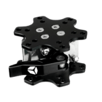 Cube Controls universal quick release full set front view lever locking system sim racing