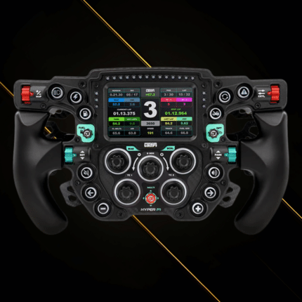 GSI Hyper P1 sim racing wheel Ascent edition with integrated display, rotary encoders and advanced control layout