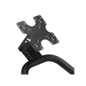 Close-up of the F-gt pro direct monitor mount VESA plate showing adjustable mounting holes