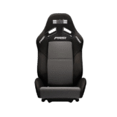 Front view of Next Level Racing PRS1 Performance Reclining Sim Racing Seat featuring grey mesh fabric