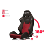 NLR PRS2 sim racing seat with full 180-degree recline