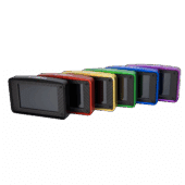 DS1-S USB 4.3 inch sim racing dashboard angled multi-colour lineup