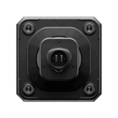 Simucube 3 Sport front connection port and quick release interface