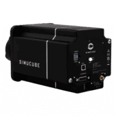 Simucube 2 Pro rear panel with ports and status display