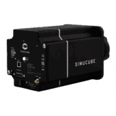 Simucube 2 Pro rear I/O view angled
