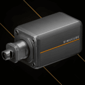 Simucube 3 Ultimate direct drive wheelbase angled hero shot
