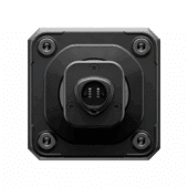 Simucube 3 Ultimate front hub close-up with quick-release connector