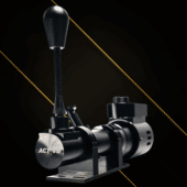 BDH Active Shifter complete assembly on black background