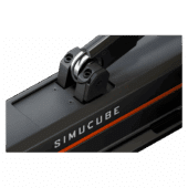 Simucube ActivePedal Pro close-up of hinge mechanism and linkage