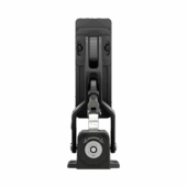 Rear view showing mechanical linkage and adjustment components