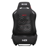 Next Level Racing ERS3 Haptic Feedback sim racing seat front view highlighting 8x integrated haptic feedback zones