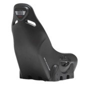 Next Level Racing ES1 Haptic Feedback sim racing seat rear view with built-in haptic system and racing shell design