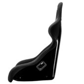 Side profile of Sparco QRT PRO 2000 racing seat highlighting bucket shape and shell curvature design