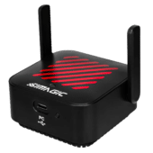 Simagic AirLink wireless hotspot for Zeus steering wheels and MagicDash 4 telemetry connectivity