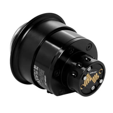 Simagic MagLink Pro Xtend CNC-machined aluminium adapter angled product view