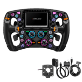 Simagic Zeus Formula steering wheel with MagicDash 4 display and MagLink Pro wired connection
