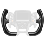 Simagic Zeus GT 300MC open-top rubber steering wheel with MagicDash 4 display for GT and prototype racing