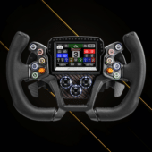 Simagic Zeus GT steering wheel with integrated MagicDash display for GT and endurance sim racing