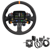 Simagic Zeus Sport steering wheel with dash display and maglink connection