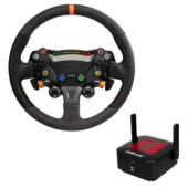 Simagic Zeus Sport steering wheel with telemetry display and AirLink wireless connection