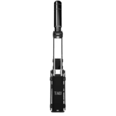Front view of the TAU Handbrake V2 PC sim racing handbrake with adjustable handle and precision load cell braking system.